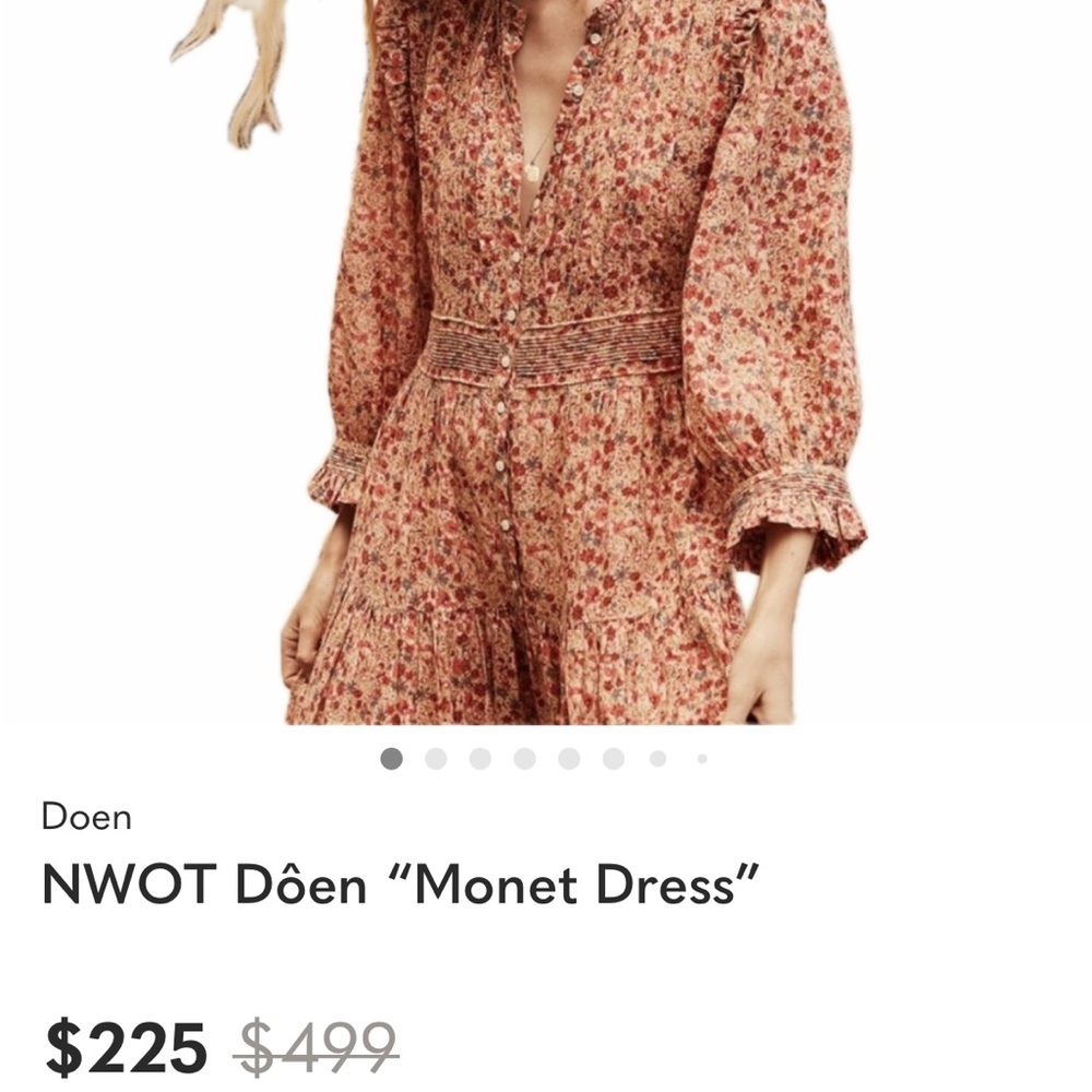 Doen Monet Dress pink valley L maxi dress - Picture 4 of 12